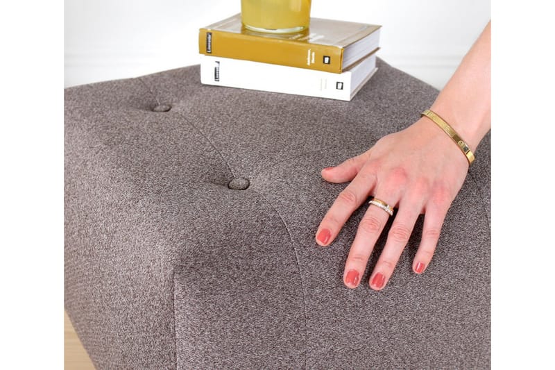Grants Sittepuff 43 cm - Brun - Møbler - Stoler & lenestoler - Krakk - Puff