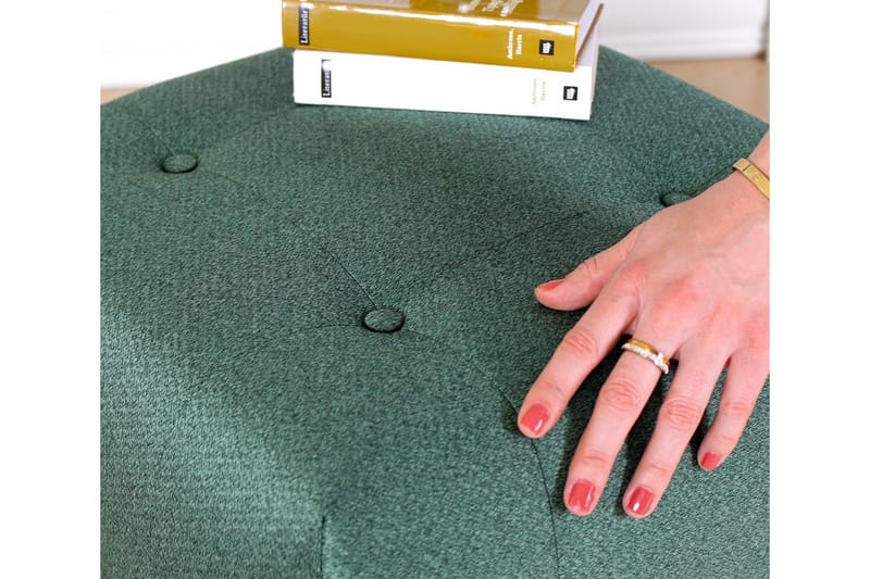 Grants Sittepuff 43 cm - Grønn - Møbler - Stoler & lenestoler - Krakk - Puff