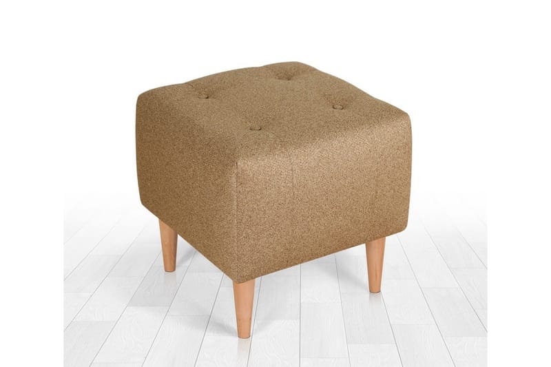 Grants Sittepuff 43 cm - Gull - Møbler - Stoler & lenestoler - Krakk - Puff