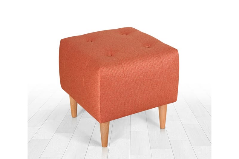 Grants Sittepuff 43 cm - Oransje - Puff