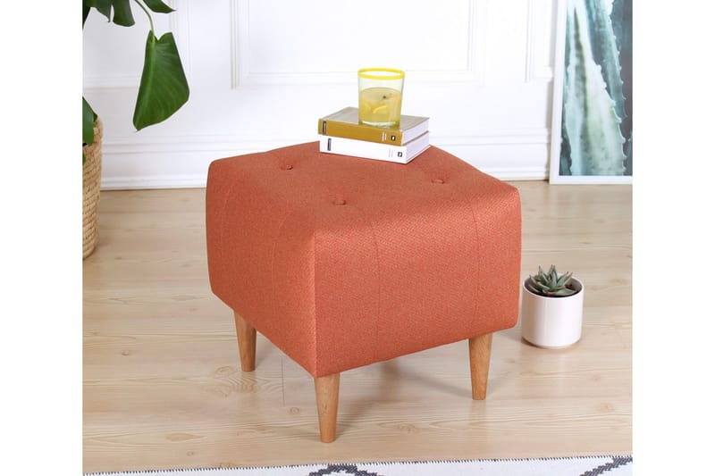 Grants Sittepuff 43 cm - Oransje - Puff