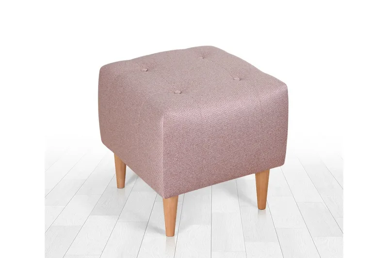 Grants Sittepuff 43 cm - Rosa - Møbler - Stoler & lenestoler - Krakk - Puff