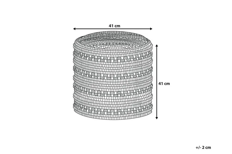 Guntur Puff 41 cm - Hvit - Møbler - Stoler & lenestoler - Krakk - Puff