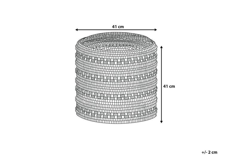 Guntur Puff 41 cm - Hvit - Møbler - Stoler & lenestoler - Krakk - Puff