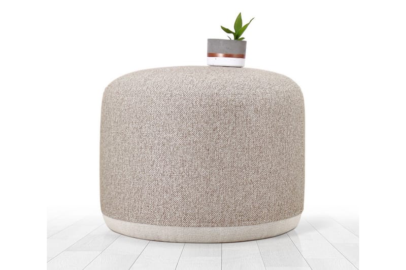 Harrodsburg Sittepuff 51 cm - Beige - Møbler - Stoler & lenestoler - Krakk - Puff