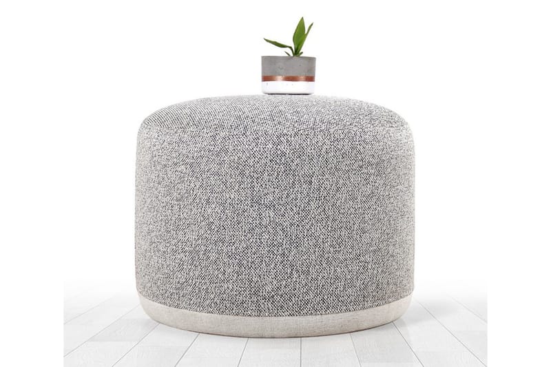 Harrodsburg Sittepuff 51 cm, Grå