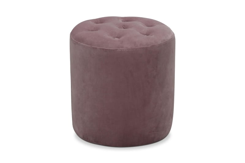 Hazel Sittepuff Fløyel - Rosa Fløyel - Møbler - Stoler & lenestoler - Krakk - Puff