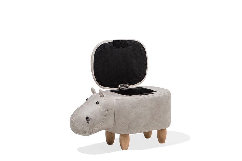 Hippo Puff 32 cm - Grå - Møbler - Stoler & lenestoler - Krakk - Puff