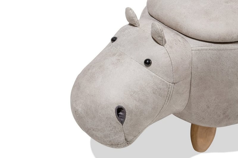 Hippo Puff 32 cm - Grå - Møbler - Stoler & lenestoler - Krakk - Puff
