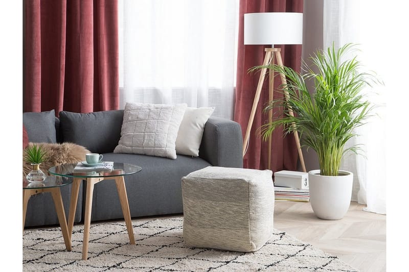 Hirri Puff 40 cm - Grå - Møbler - Stoler & lenestoler - Krakk - Puff