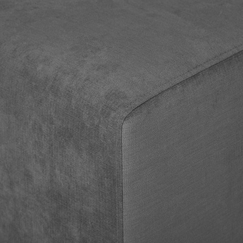 Puff HOME4YOU Lyn Grå - Grå - Møbler - Stoler & lenestoler - Krakk - Puff