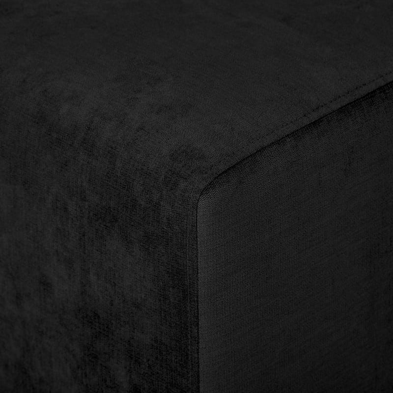 Puff HOME4YOU Lyn Svart - Svart - Møbler - Stoler & lenestoler - Krakk - Puff