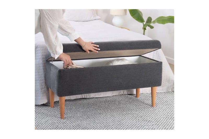 Puff Iralton Grå - Grå - Møbler - Stoler & lenestoler - Krakk - Puff