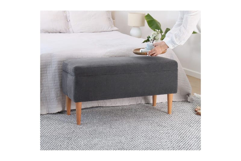 Puff Iralton Grå - Grå - Møbler - Stoler & lenestoler - Krakk - Puff