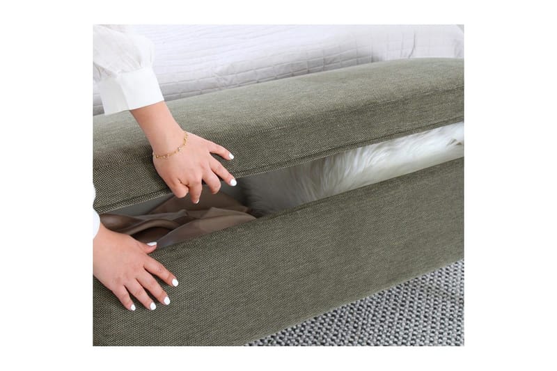 Puff Iralton Grønn - Grønn - Møbler - Stoler & lenestoler - Krakk - Puff