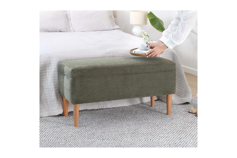 Puff Iralton Grønn - Grønn - Møbler - Stoler & lenestoler - Krakk - Puff