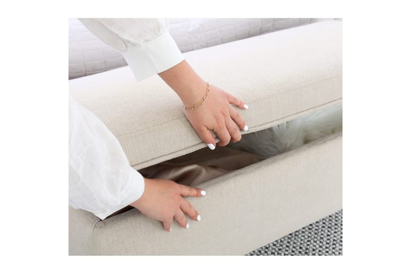 Puff Iralton Krem - Krem - Møbler - Stoler & lenestoler - Krakk - Puff