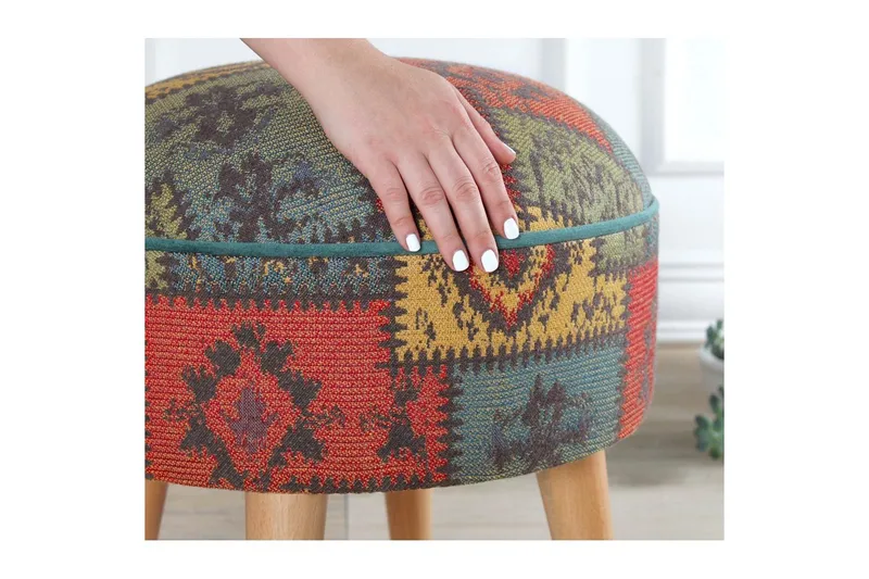 Puff Keliorbury Grønn - Grønn - Møbler - Stoler & lenestoler - Krakk - Puff