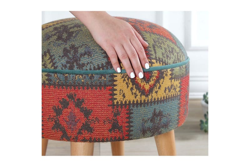 Puff Keliorbury Grønn - Grønn - Møbler - Stoler & lenestoler - Krakk - Puff