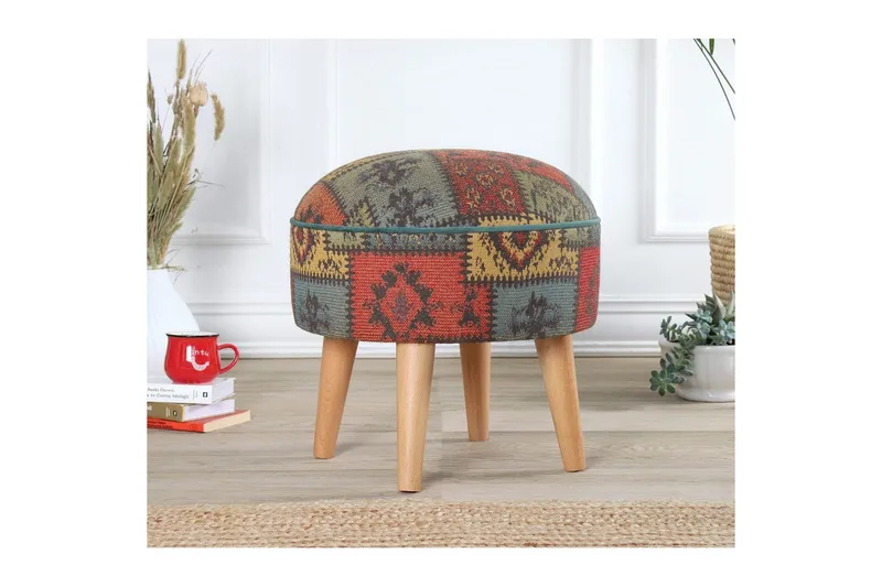 Puff Keliorbury Grønn - Grønn - Møbler - Stoler & lenestoler - Krakk - Puff