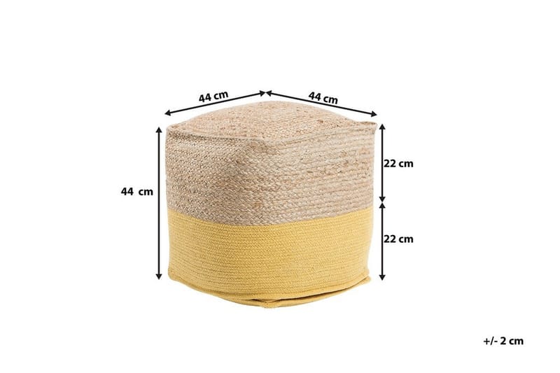 Kirama Puff 44 cm - Beige - Møbler - Stoler & lenestoler - Krakk - Puff