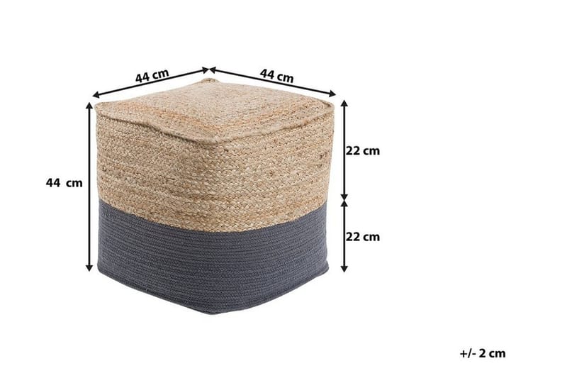 Kirama Puff 44 cm - Beige - Møbler - Stoler & lenestoler - Krakk - Puff