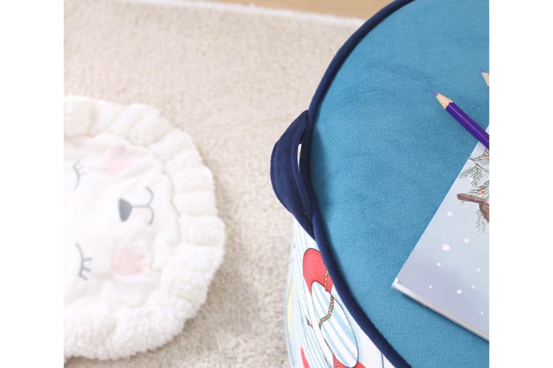 Lachine Barnestittepuff - Lys blå/Hvit - Møbler - Stoler & lenestoler - Krakk - Puff