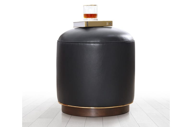 Lackawanna Sittepuff 42 cm - Antrasitt - Møbler - Stoler & lenestoler - Krakk - Puff