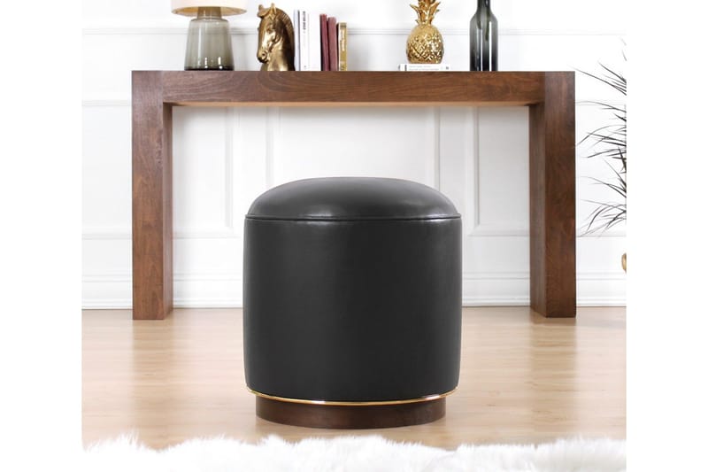 Lackawanna Sittepuff 42 cm - Antrasitt - Møbler - Stoler & lenestoler - Krakk - Puff