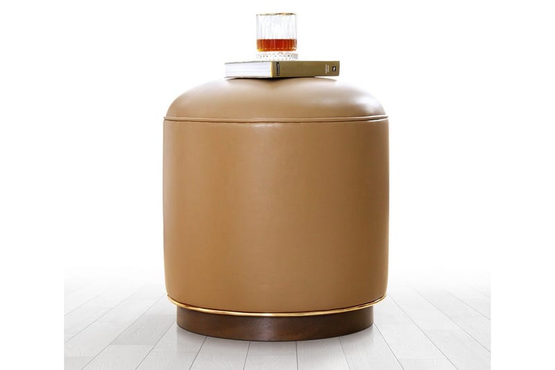 Lackawanna Sittepuff 42 cm - Beige - Møbler - Stoler & lenestoler - Krakk - Puff