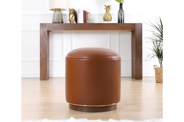 Lackawanna Sittepuff 42 cm - Brun - Møbler - Stoler & lenestoler - Krakk - Puff