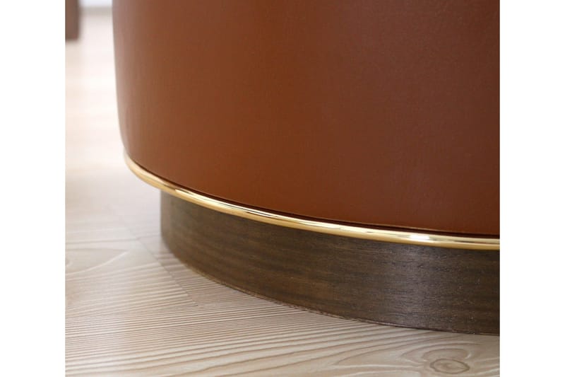 Lackawanna Sittepuff 42 cm - Brun - Møbler - Stoler & lenestoler - Krakk - Puff