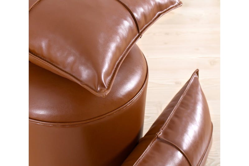 Lackawanna Sittepuff 42 cm - Brun - Møbler - Stoler & lenestoler - Krakk - Puff
