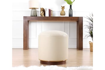 Lackawanna Sittepuff 42 cm - Lys beige - Møbler - Stoler & lenestoler - Krakk - Puff