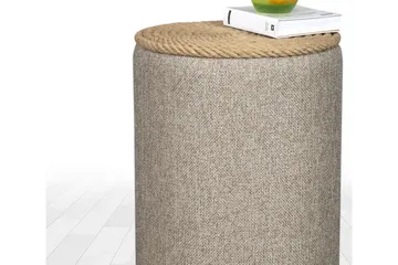 Larada Sittepuff 31 cm - Mørk beige - Møbler - Stoler & lenestoler - Krakk - Puff