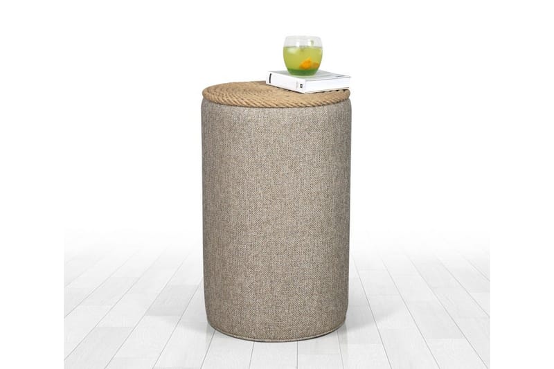 Larada Sittepuff 31 cm - Mørk beige - Møbler - Stoler & lenestoler - Krakk - Puff