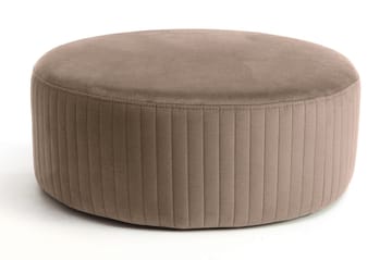 Larana Sittepuff Rund - Beige - Møbler - Stoler & lenestoler - Krakk - Puff
