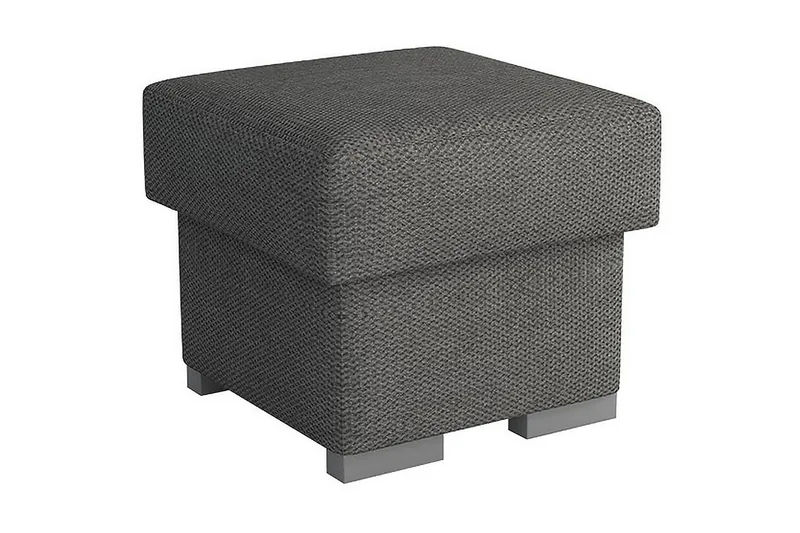 Lavona Fotskammel - Grå - Møbler - Stoler & lenestoler - Krakk - Puff