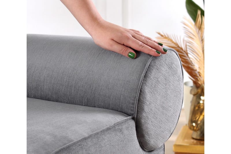 Linburg Sittepuff 45 cm - Grå - Møbler - Stoler & lenestoler - Krakk - Puff