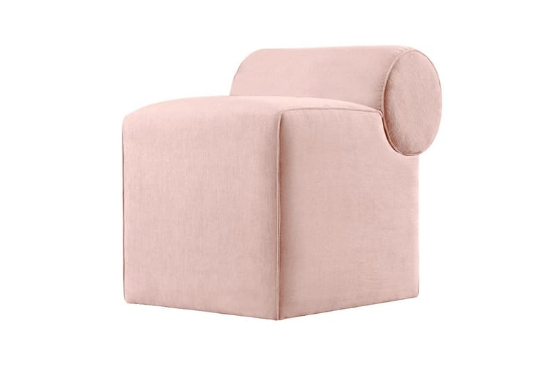 Linburg Sittepuff 45 cm - Rosa - Møbler - Stoler & lenestoler - Krakk - Puff