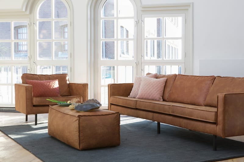 Lissbon Sittepuff - Brun - Møbler - Stoler & lenestoler - Krakk - Puff