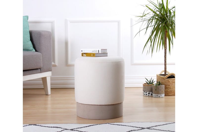 Lockport Sittepuff 38 cm, Beige