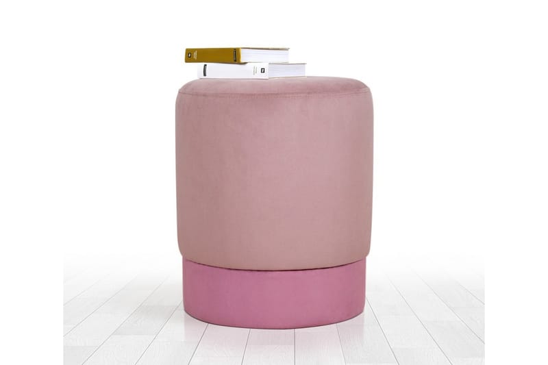 Lockport Sittepuff 38 cm - Rosa - Møbler - Stoler & lenestoler - Krakk - Puff