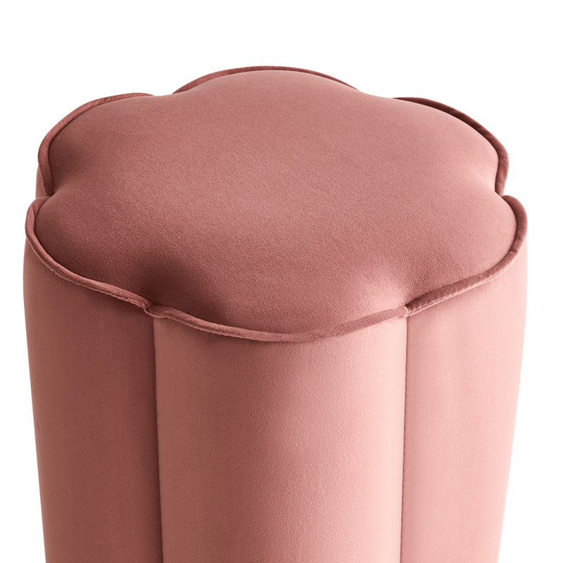 Puff lokket - Rosa - Møbler - Stoler & lenestoler - Krakk - Puff