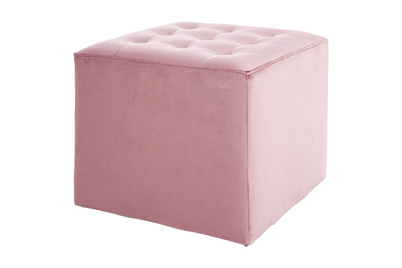 Lorinna Sittepuff - Fløyel/Rosa - Møbler - Stoler & lenestoler - Krakk - Puff
