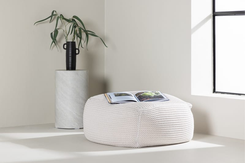 Luca Sittepuff - Cream - Møbler - Stoler & lenestoler - Krakk - Puff