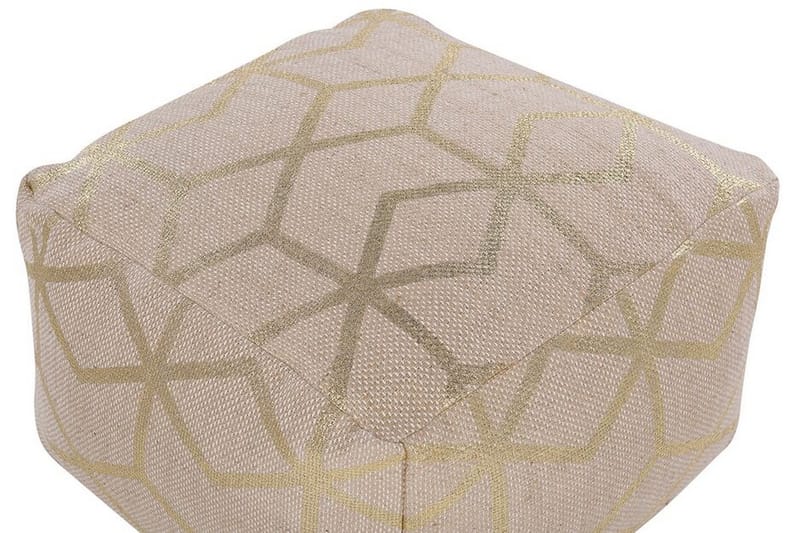 Mamalia Sittepuff - Beige / Gull - Møbler - Stoler & lenestoler - Krakk - Puff