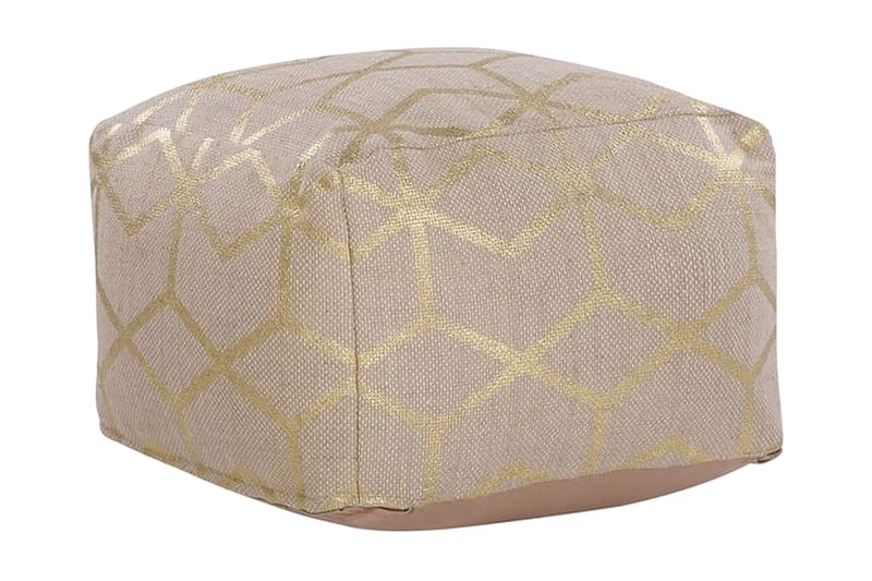 Mamalia Sittepuff - Beige / Gull - Møbler - Stoler & lenestoler - Krakk - Puff