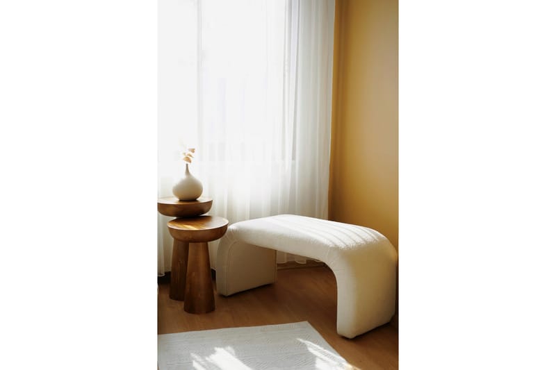 Manav Sittepuff 106 cm, Hvit