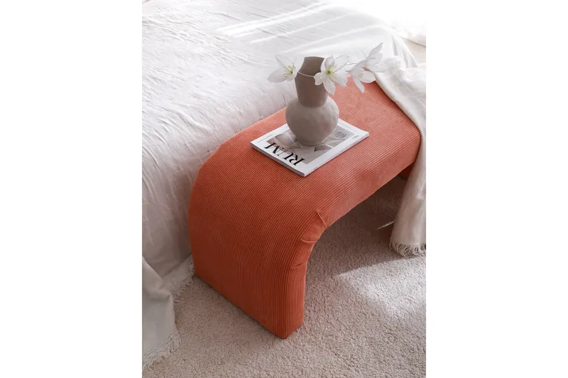 Manav Sittepuff 106 cm - Koral - Møbler - Stoler & lenestoler - Krakk - Puff